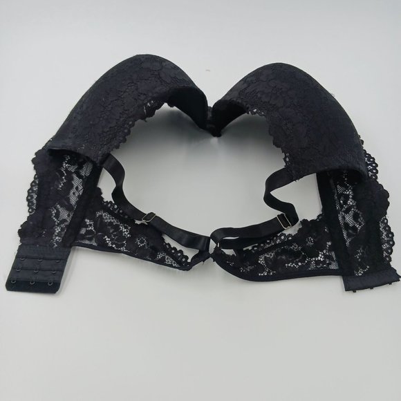 RAMPAGE INTIMATES 40DD BLACK LACE BRA - Picture 8 of 14